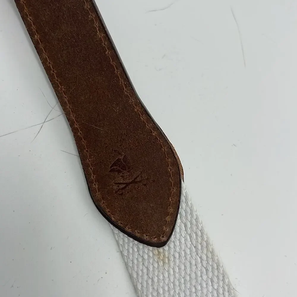 Smathers & Branson University of Virginia Cavaliers leather webbing woven belt